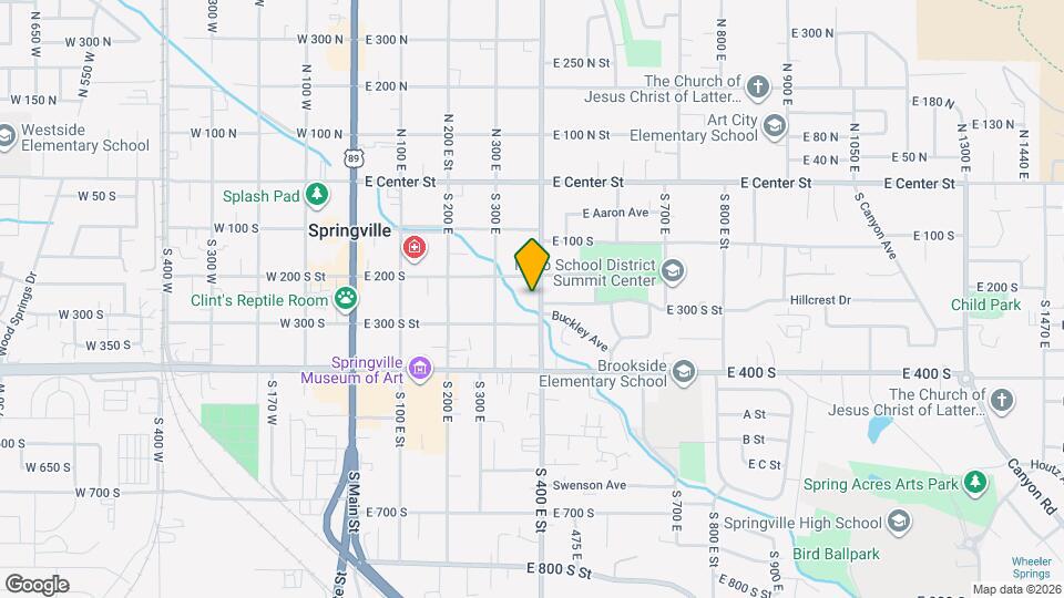 244 S 400 E St Map and Location Details