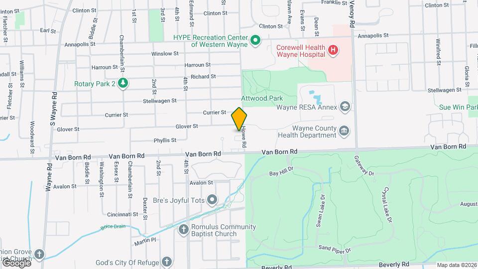 5644 Howe Rd Map and Location Details