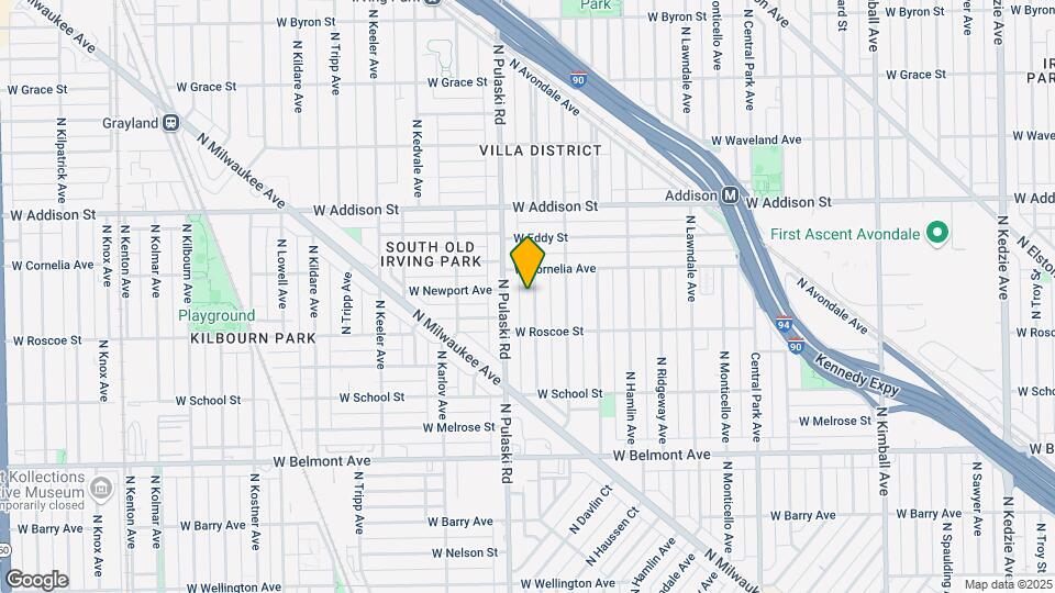 3436 N Harding Ave Map and Location Details