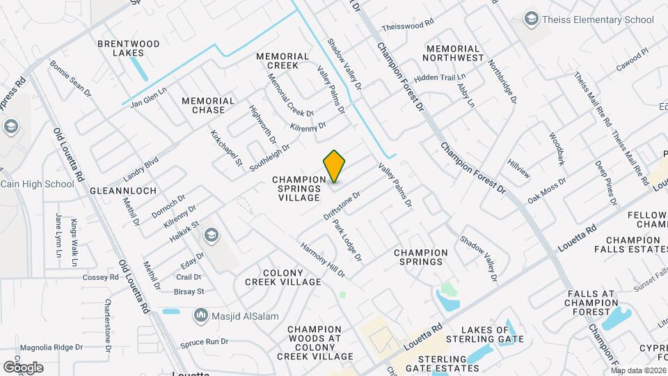 8926 Village Hills Dr Mapa y Detalles de la Ubicación