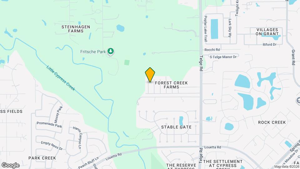15822 Parmley Creek Ct Mapa y Detalles de la Ubicación