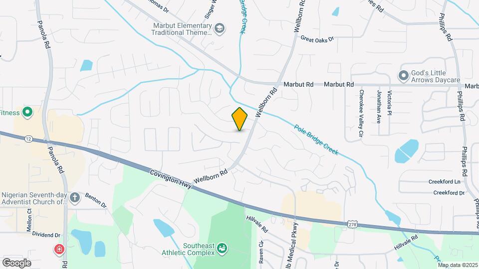 5813 Wellborn Creek Dr Map and Location Details