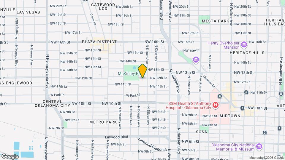 1312 NW 12th St Map and Location Details