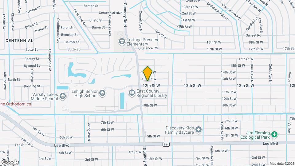 4320 12th St W Map and Location Details