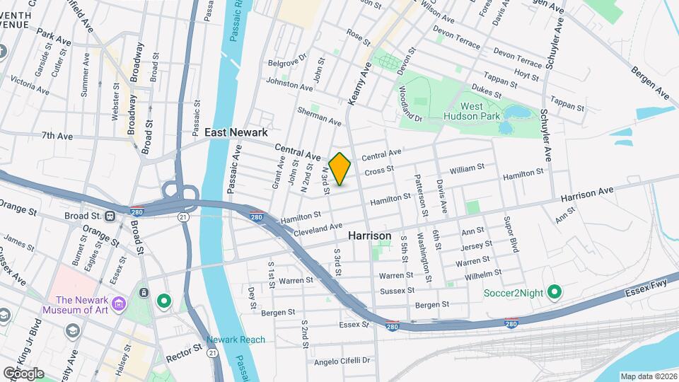 316 William St, Unit 1 Mapa y Detalles de la Ubicación