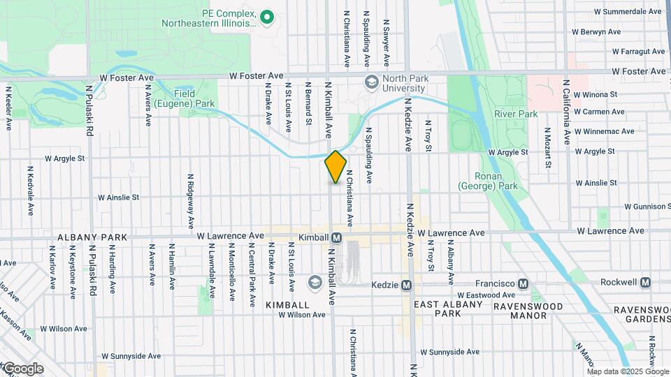3349 W Ainslie St, Unit #2E Mapa y Detalles de la Ubicación