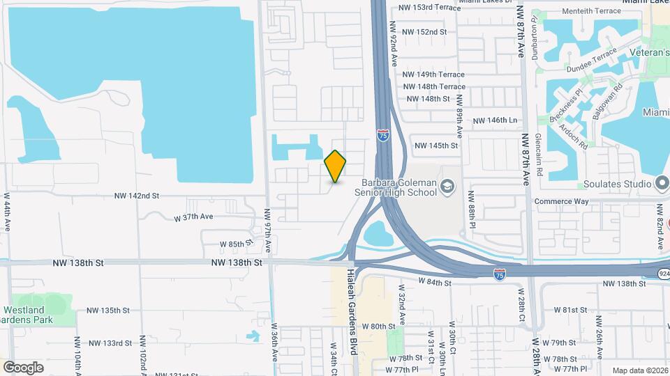 8843 W 34th Ave Map and Location Details