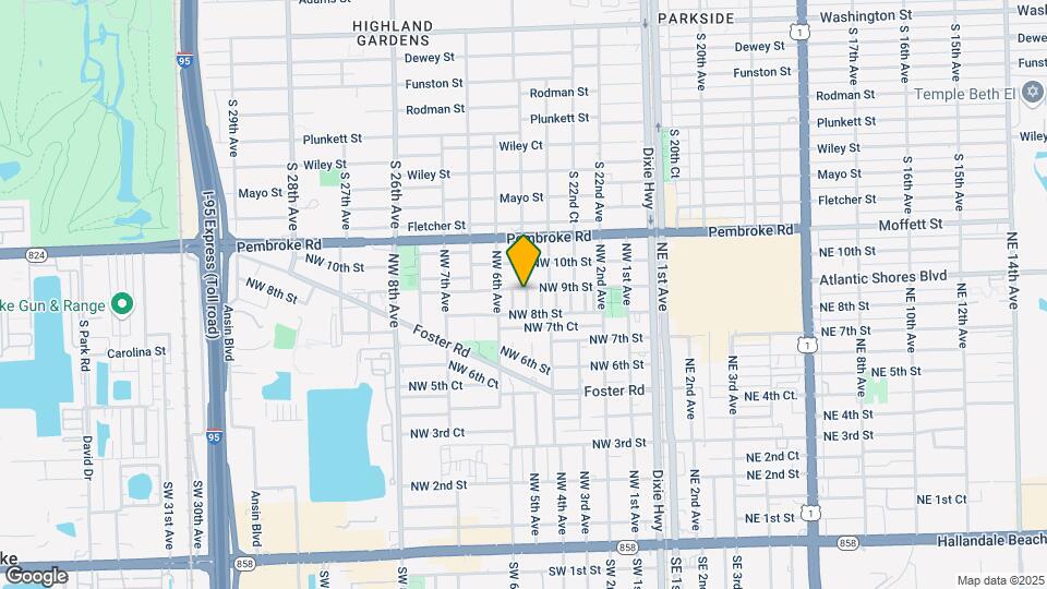 821 NW 5th Ave Map and Location Details
