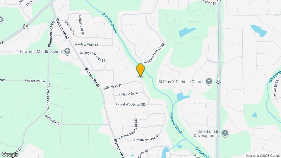 1430 Hillside Pl SE Map and Location Details