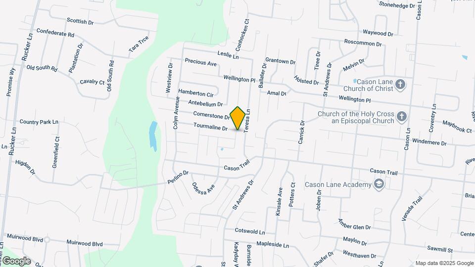 1617 Ursuline Ln Map and Location Details