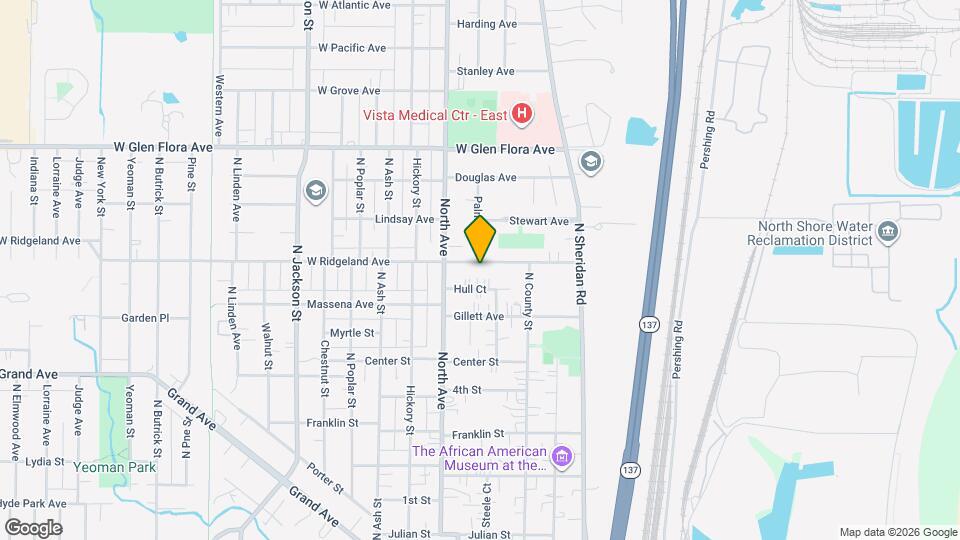 415 W Ridgeland Ave Map and Location Details