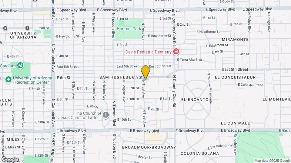 428 N Treat Ave Mapa y Detalles de la Ubicación