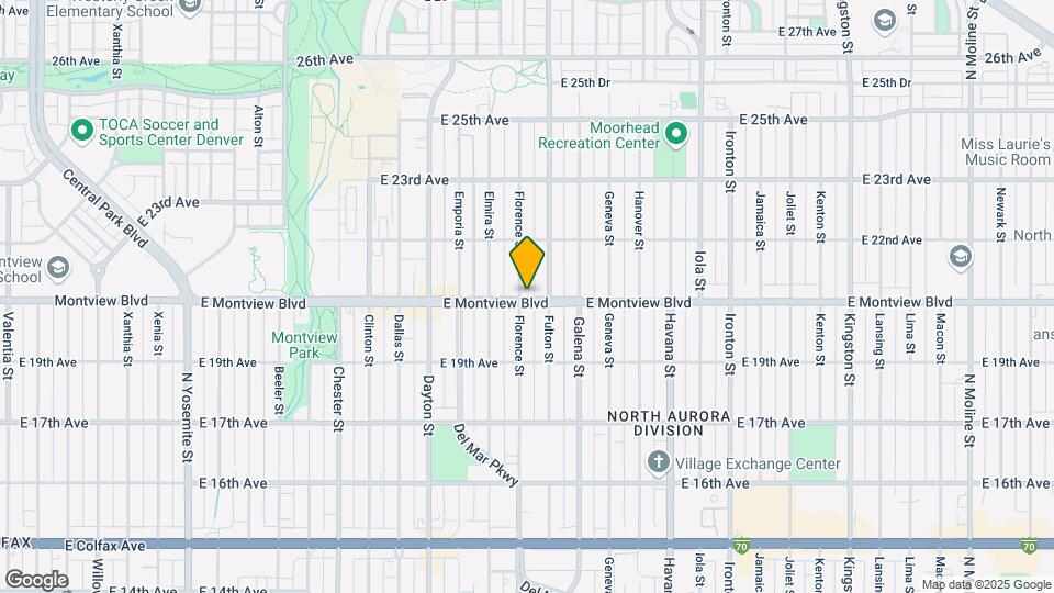 10011 Montview Blvd Mapa y Detalles de la Ubicación