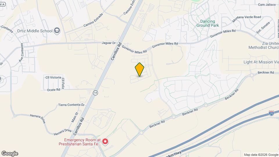 5321 Chicoma Map and Location Details