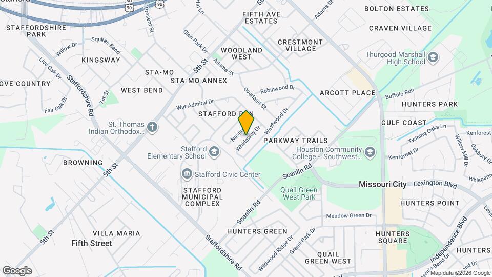 2114 Whirlaway Dr Mapa y Detalles de la Ubicación