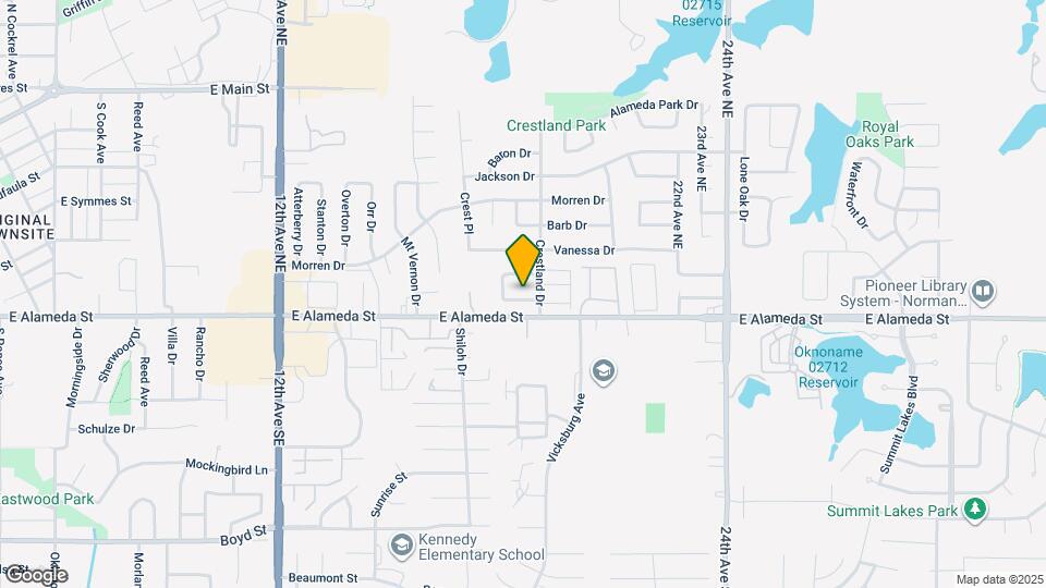 1805 Southcrest Dr Map and Location Details