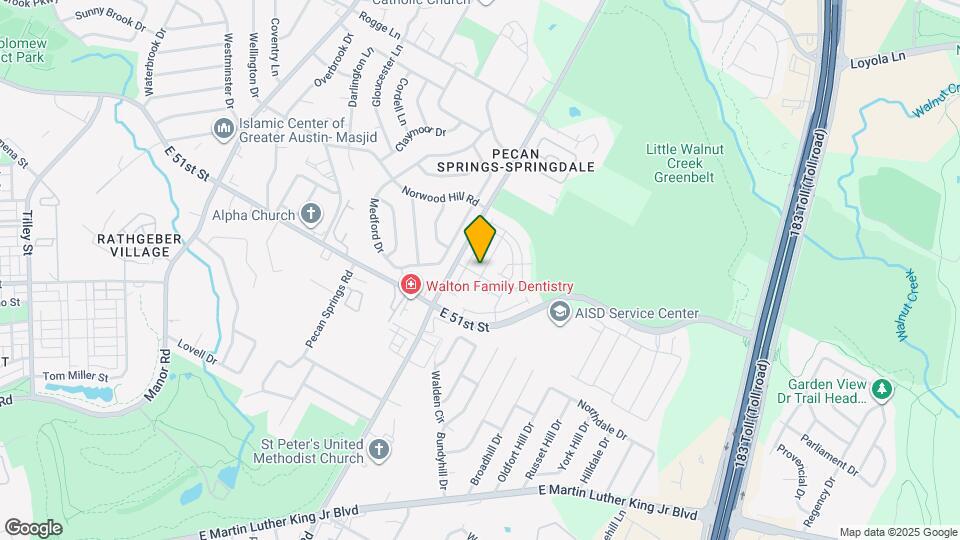 5302 Mulberry Grove Ln Mapa y Detalles de la Ubicación