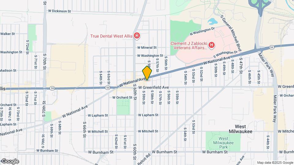 1352 S 59th St Map and Location Details