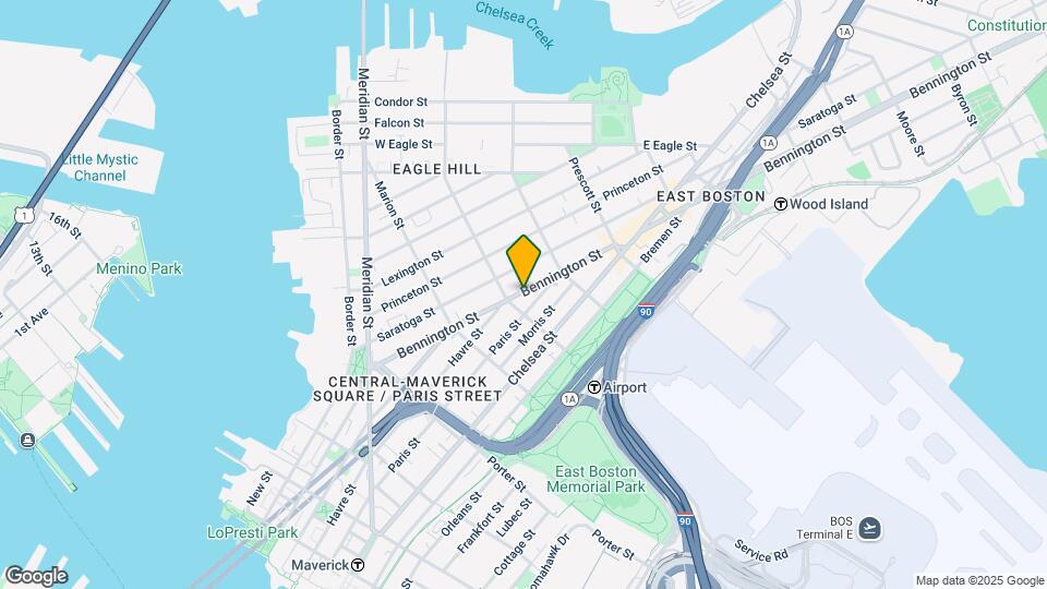 161 Bennington St, Unit 2 Map and Location Details