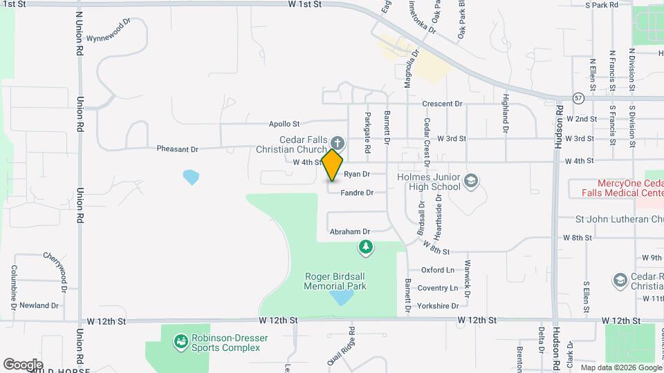 2823 Fandre Dr Map and Location Details