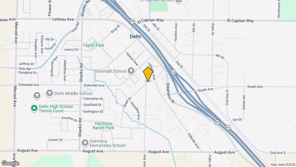 9514 Hinton Ave Map and Location Details