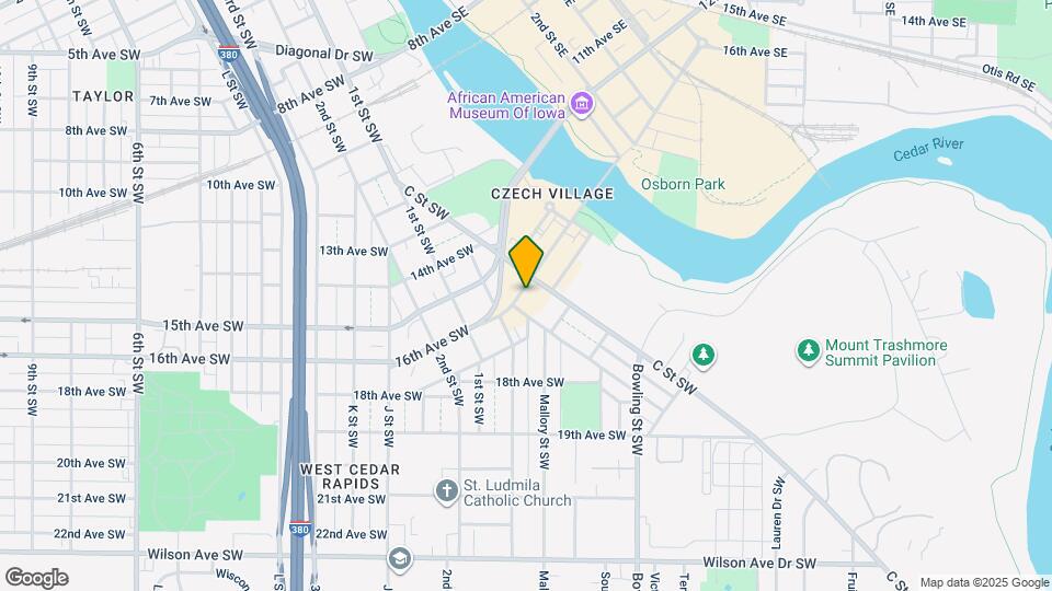 115 16th Ave SW, Unit upper Map and Location Details