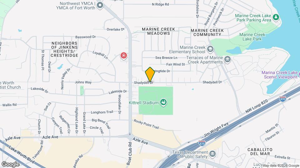 5911 Shadydell Dr Map and Location Details