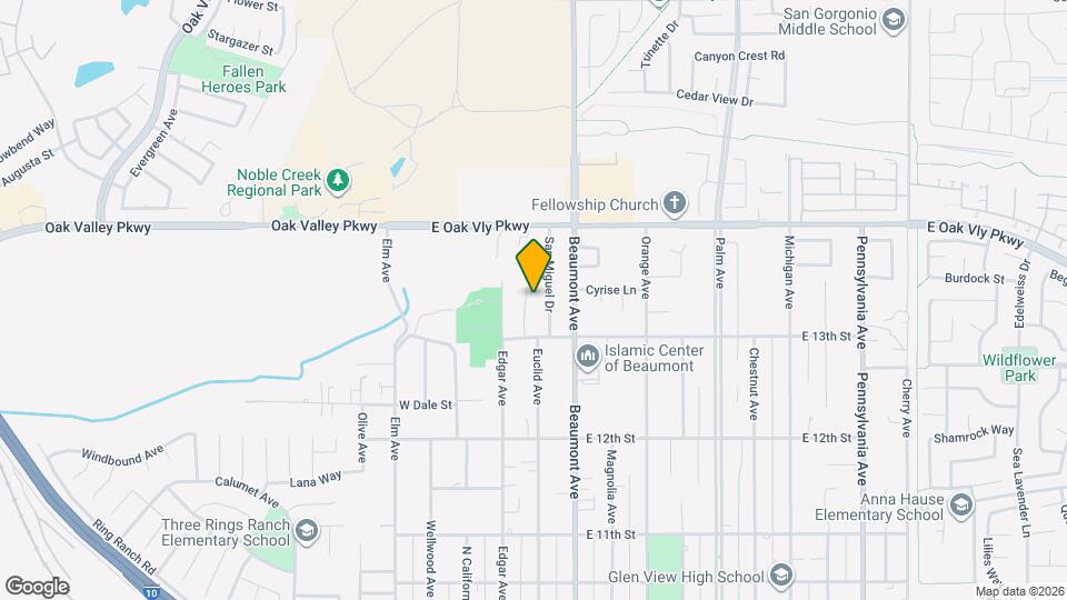 1334 Avalon Ave Map and Location Details