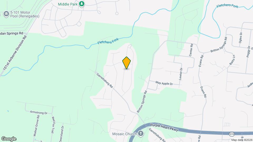 1245 Morstead Dr Map and Location Details