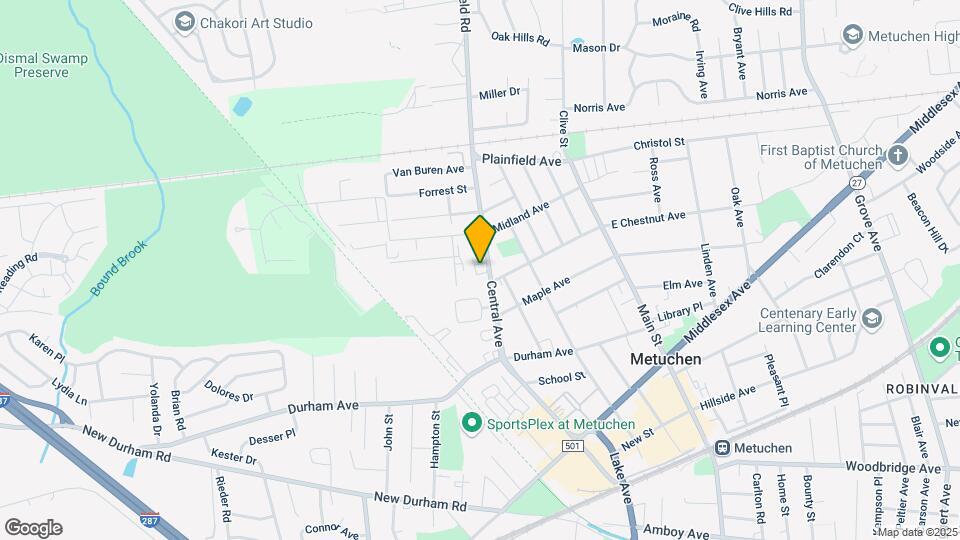 257 Central Ave, Unit a Mapa y Detalles de la Ubicación