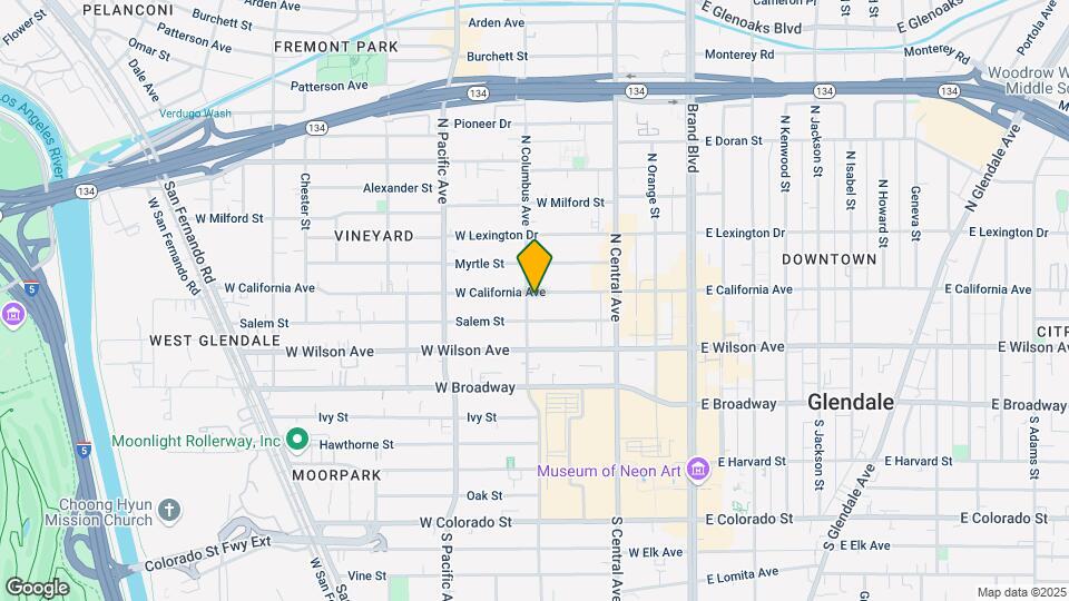 374 W California Ave Map and Location Details