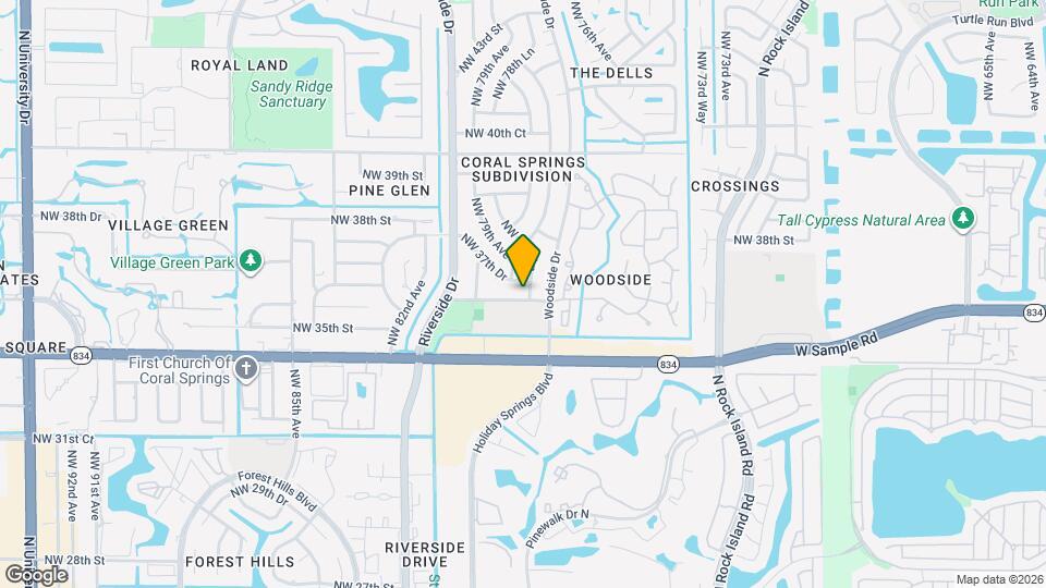 7801 NW 35th Ct Map and Location Details