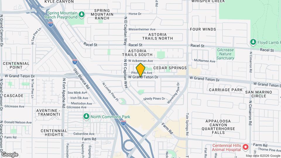 8708 W Majestic Pine Ave Mapa y Detalles de la Ubicación