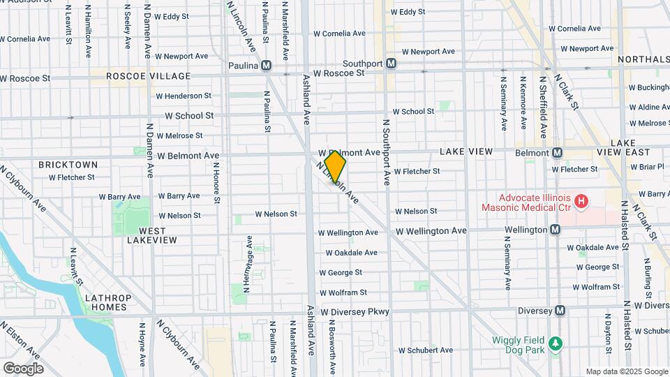 3114 N Lincoln Ave Map and Location Details