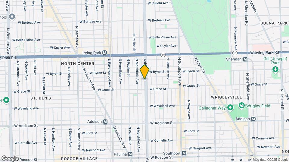 3826-3830 N Ashland Ave Mapa y Detalles de la Ubicación