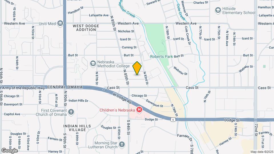 8324 California St Map and Location Details