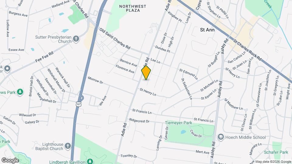 3515 Dixie Dr Map and Location Details