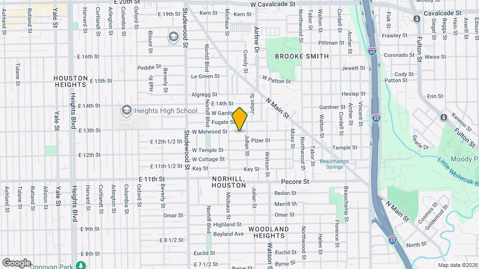 916 W Melwood St Map and Location Details