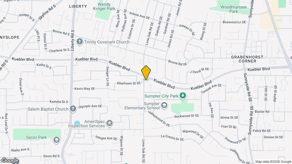 5162 Lone Oak Rd SE Map and Location Details