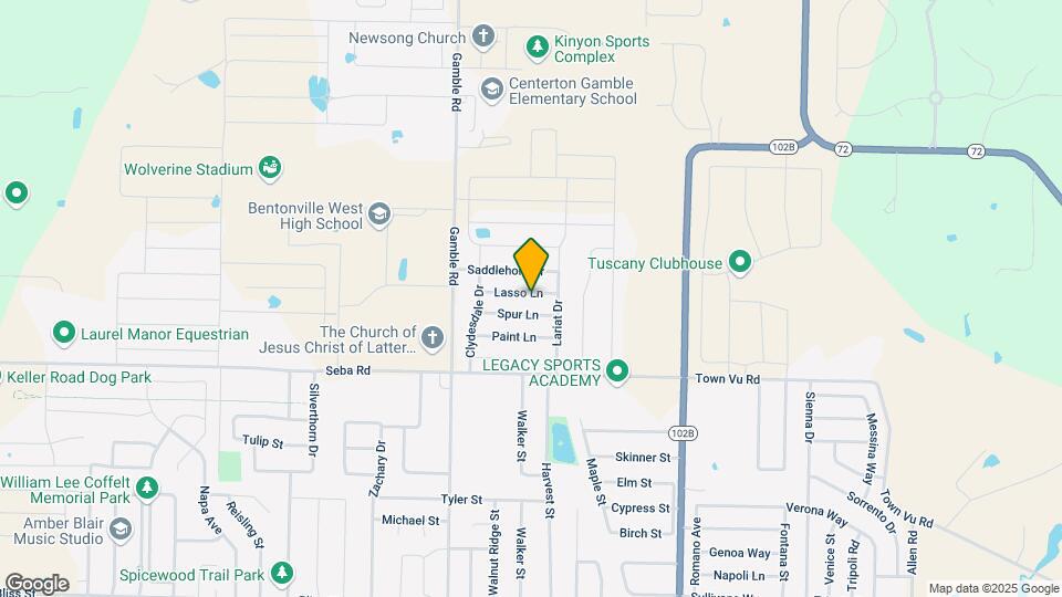 601 Lasso Ln Map and Location Details