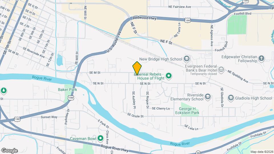 1210 SE N St, Unit #B Mapa y Detalles de la Ubicación