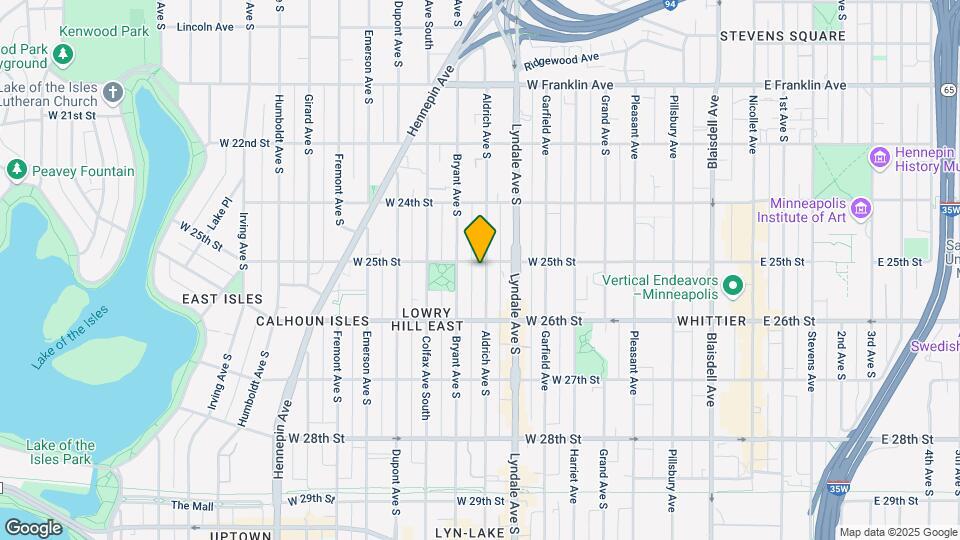 2500 Aldrich Ave S Map and Location Details