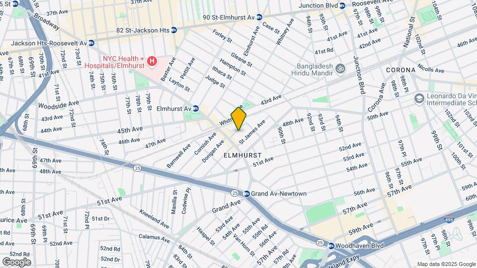 86-22 Dongan Ave Mapa y Detalles de la Ubicación