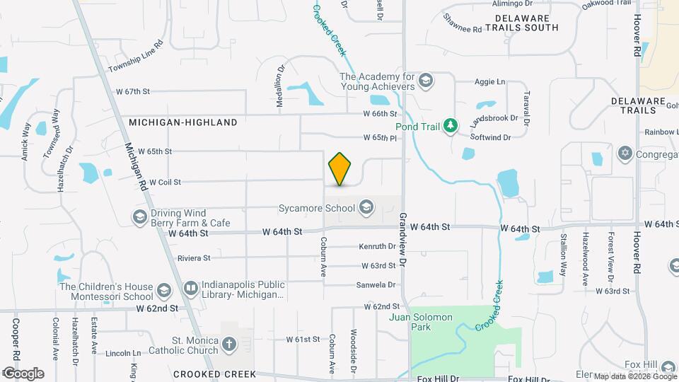 1825 Horizon Ln Map and Location Details