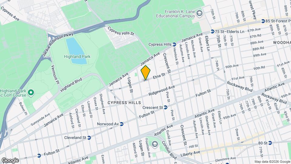 192 Etna St Map and Location Details
