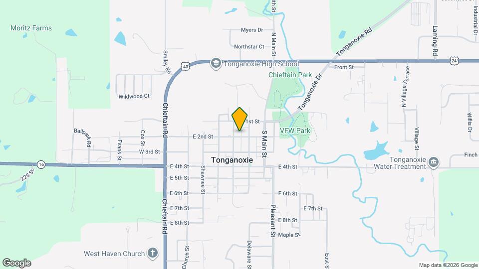 513 E 2nd St Map and Location Details