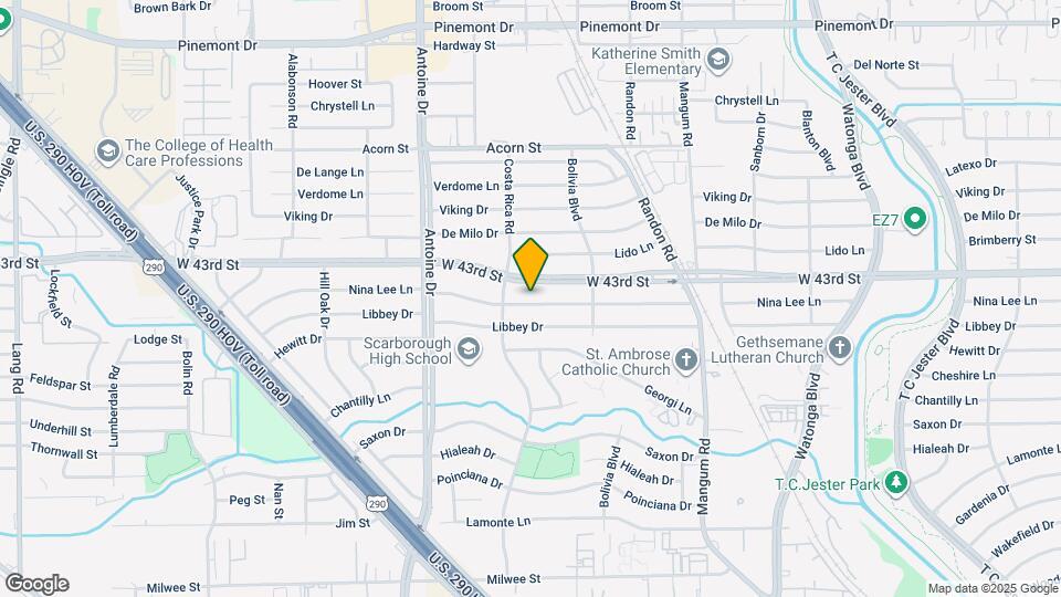 5218 Nina Lee Ln Map and Location Details