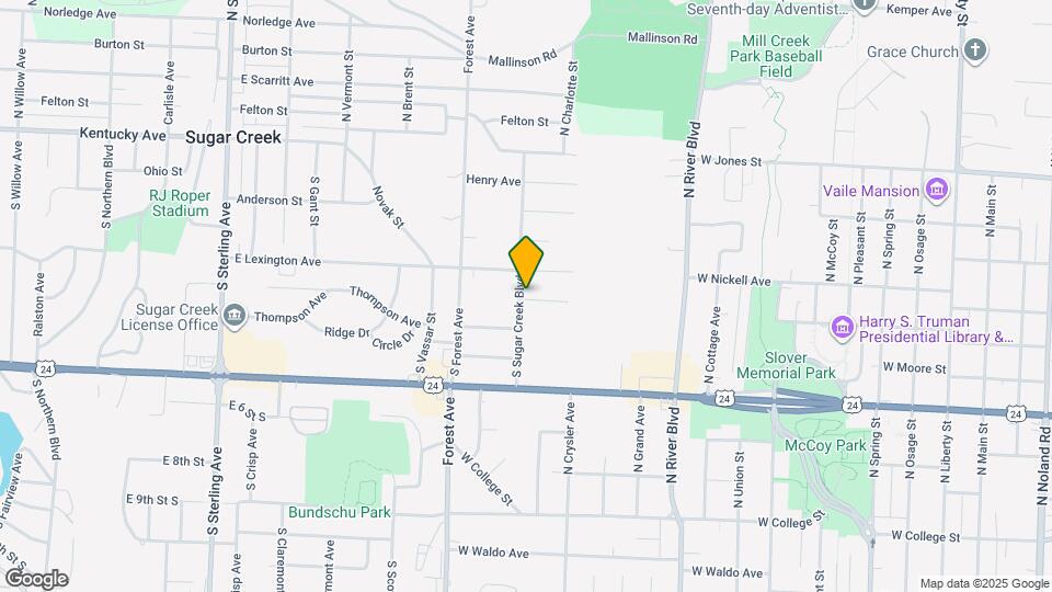 415 S Sugar Creek Blvd Map and Location Details