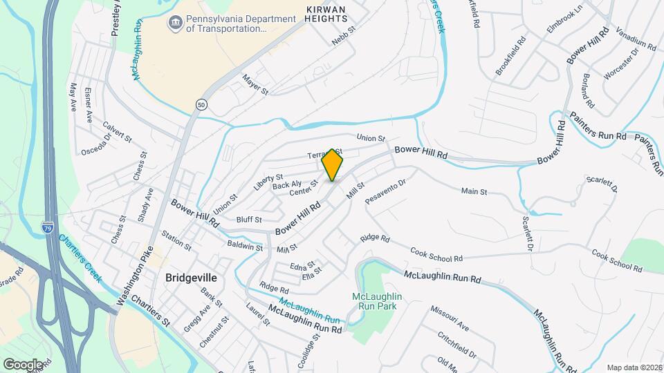 813 Bower Hill Rd Mapa y Detalles de la Ubicación