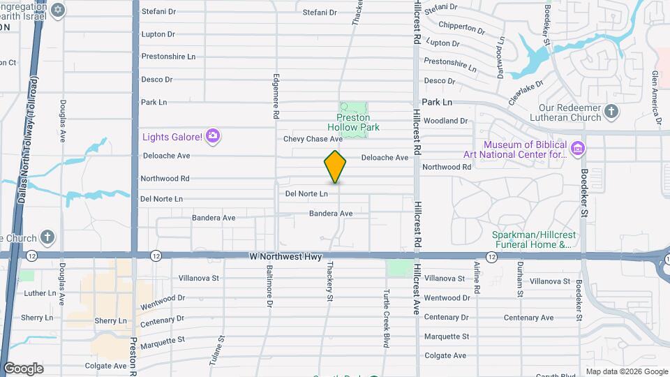 6541 Del Norte Ln Map and Location Details